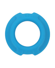 Load image into Gallery viewer, OptiMale FlexiSteel Cock Ring - 35mm Blue