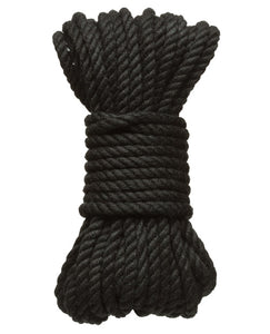 Kink Bind & Tie Hemp Bondage Rope - 30 ft - Black