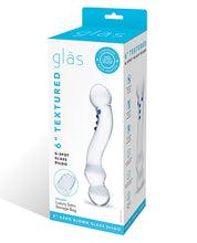 Load image into Gallery viewer, Glas 6&quot; Textured G-Spot Glass Dildo
