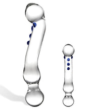 Load image into Gallery viewer, Glas 6&quot; Textured G-Spot Glass Dildo