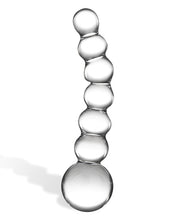 Load image into Gallery viewer, Glas 5&quot; Curved Glass Beaded Dildo