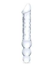 Load image into Gallery viewer, Glas 12&quot; Double Ended Glass Dildo w/Anal Beads - Clear