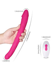 Load image into Gallery viewer, Sappho 12&quot; Vibrating Double Ended Dildo