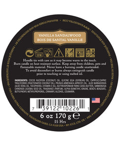 Kama Sutra Ignite Massage Soy Candle - Vanilla Sandalwood