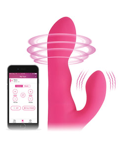 Lovense Nora Rotating Head Rabbit - Pink