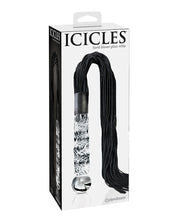 Load image into Gallery viewer, Icicles No. 38 Hand Blown Glass Handled Whip - Clear