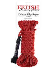 Load image into Gallery viewer, Fetish Fantasy Series Deluxe Silk Rope - Red