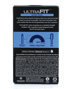 Trojan Ultrafit Bare Feel Condom - Pack of 10