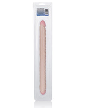 Load image into Gallery viewer, 17&quot; Slim Jim Duo Veined Super Slim Double Dong - Ivory