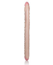 Load image into Gallery viewer, 17&quot; Slim Jim Duo Veined Super Slim Double Dong - Ivory