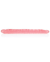 Load image into Gallery viewer, 17&quot; Slim Jim Duo Veined Super Slim Dong - Translucence Gel Pink