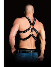 Load image into Gallery viewer, Shots Ouch Andreas Masculine Masterpiece Body Harness - Black