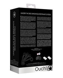 Shots Ouch Bed Restraint System - Black