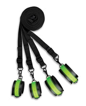 Load image into Gallery viewer, Shots Ouch Bed Bindings Restraint Kit - Glow in the Dark