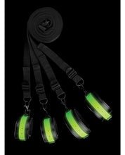Load image into Gallery viewer, Shots Ouch Bed Bindings Restraint Kit - Glow in the Dark
